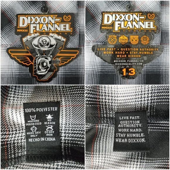 NWT Dixxon Flannel Co The Big Twin Limited Edition Mens 2XT Plaid LS Snap Shirt - Picture 11 of 12